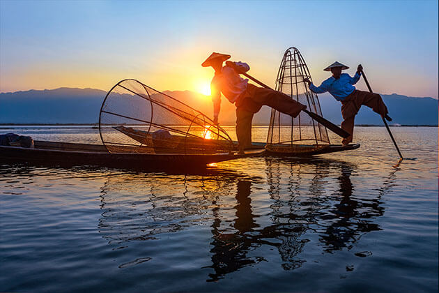 Inle Lake Soft Cycling and Trekking Tour 4 Days